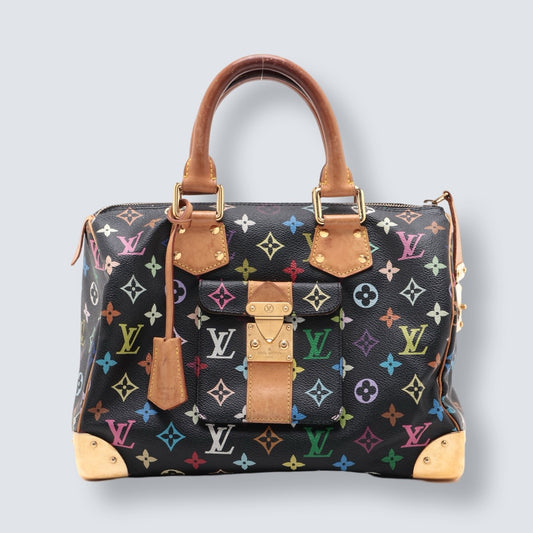 Louis Vuitton Speedy 30 Multicolor Noir