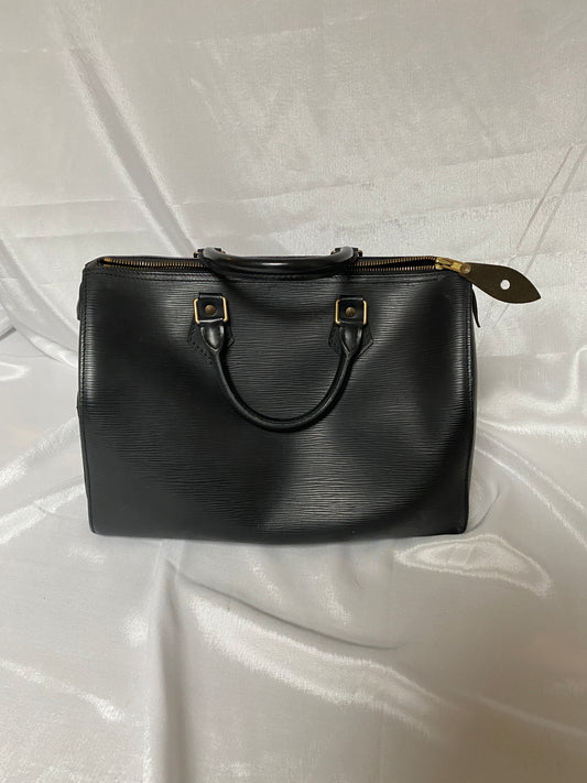 Louis Vuitton Speedy 30 epi black