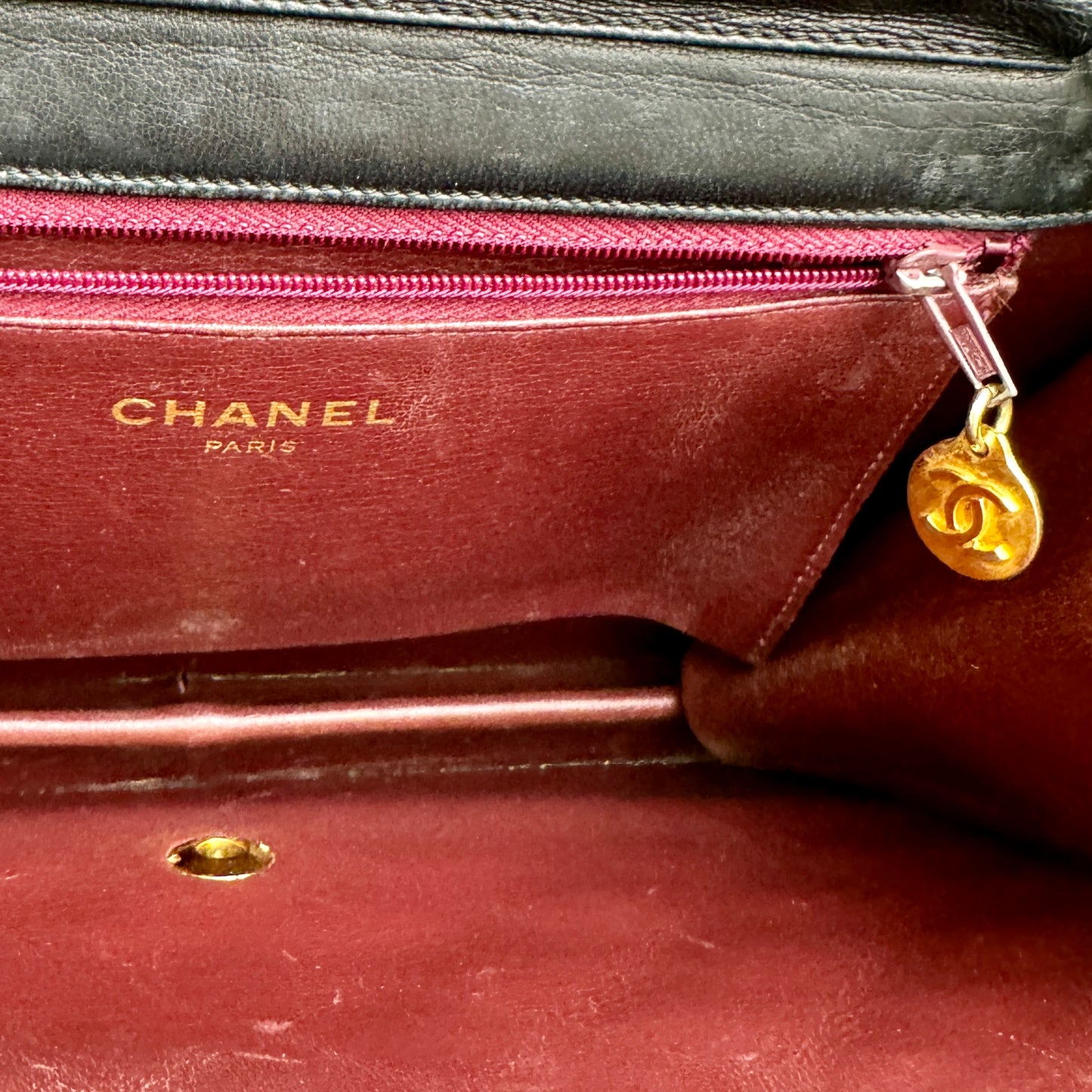 Chanel Single Flap Bag 18k ghw