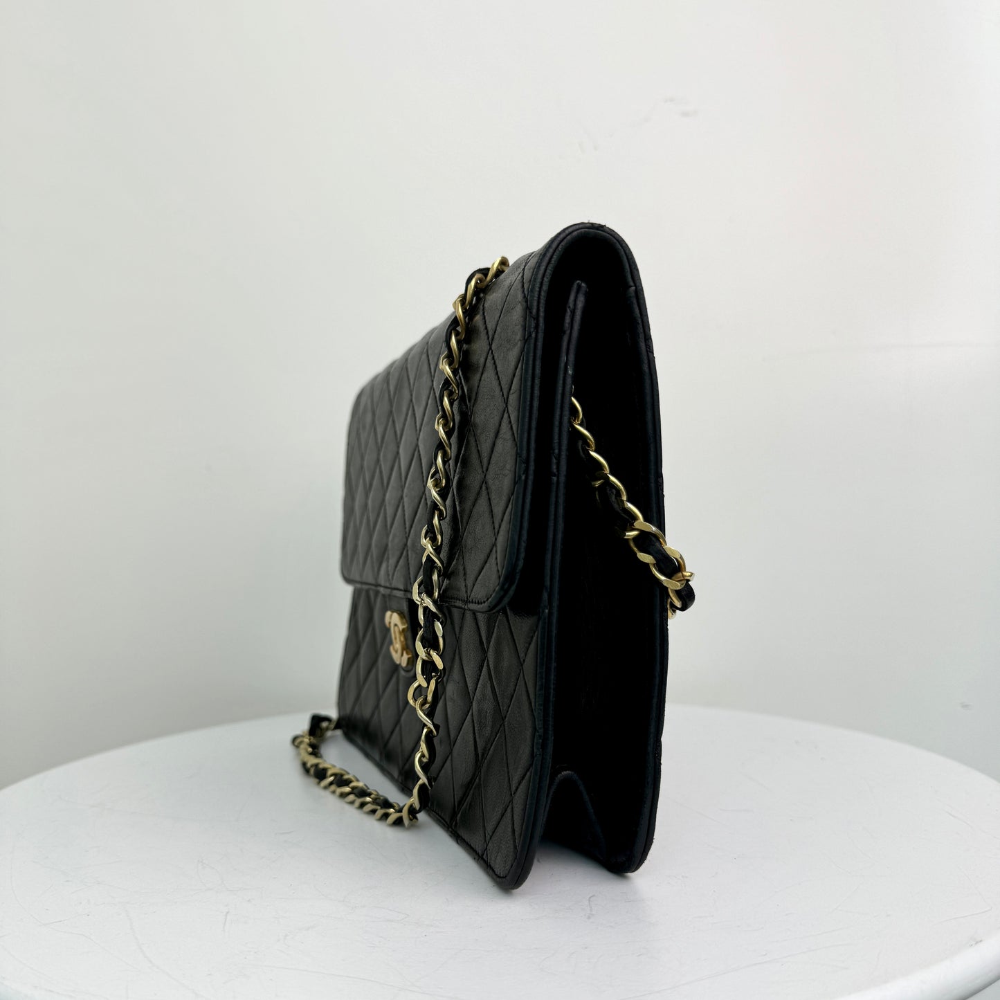 Chanel Single Flap Bag 18k ghw