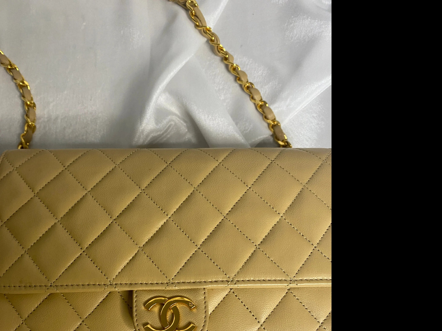 Chanel Single Flapbag Beige GWH SMALL