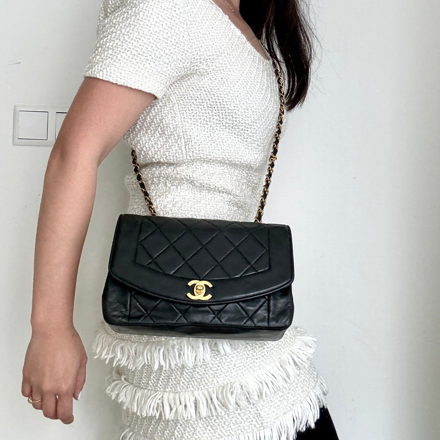 Chanel Diana Bag Crossbody 24k ghw