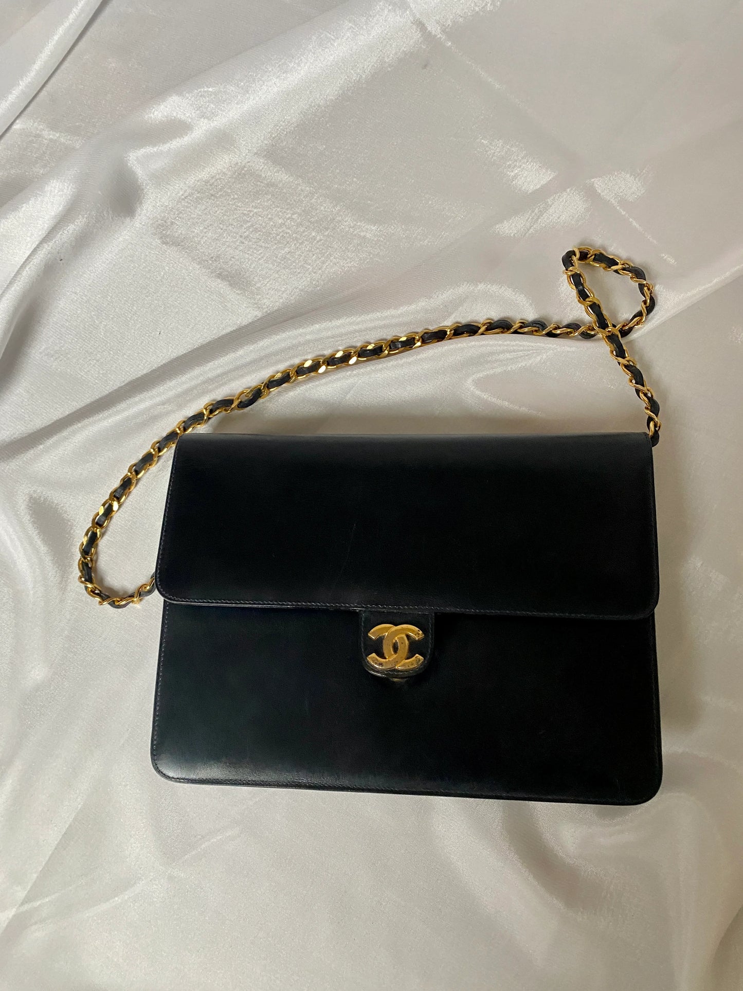 Chanel Single Flapbag Zwart GWH MEDIUM