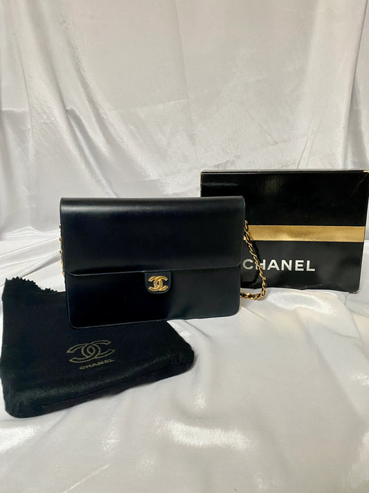 Chanel Single Flapbag Zwart GWH MEDIUM