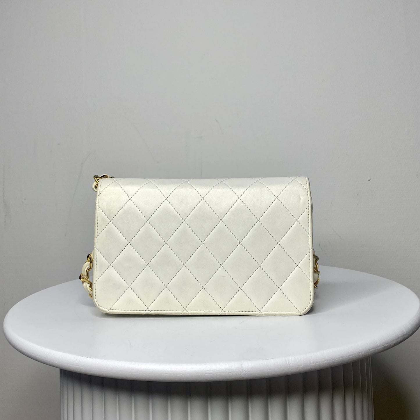 Chanel Full Flap bag White