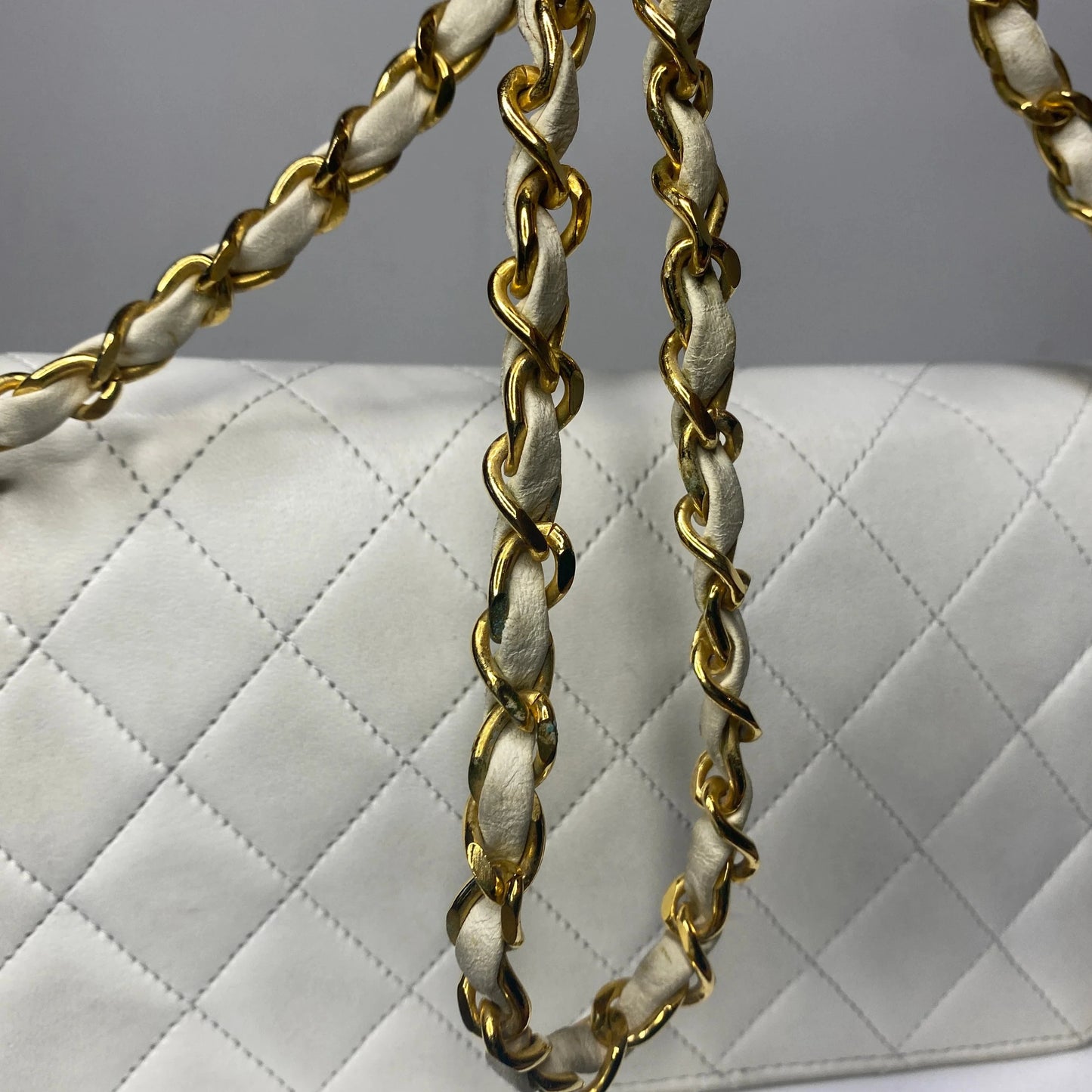 Chanel Full Flap bag White