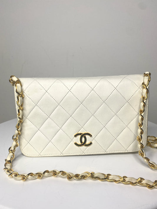 Chanel Full Flap bag White