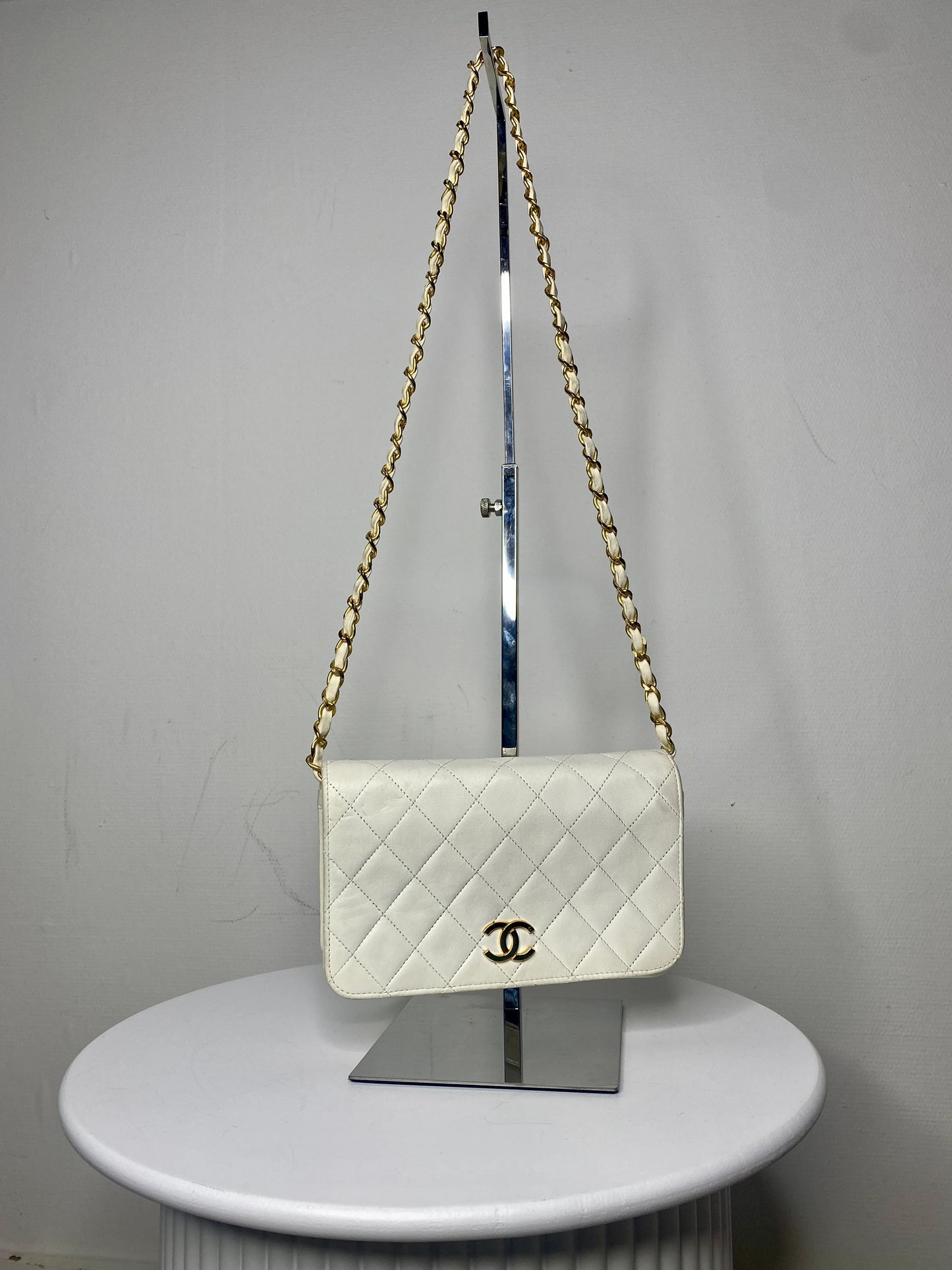 Chanel Full Flap bag White