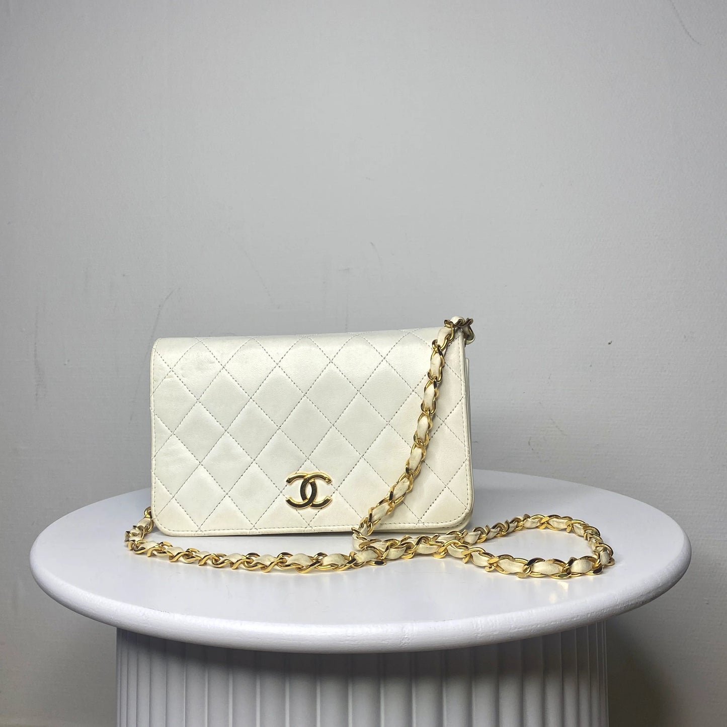 Chanel Full Flap bag White