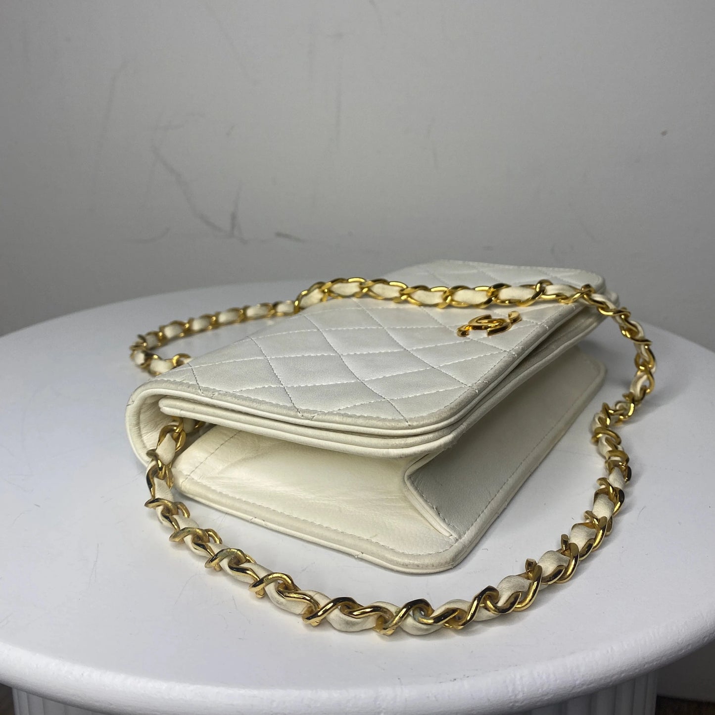 Chanel Full Flap bag White