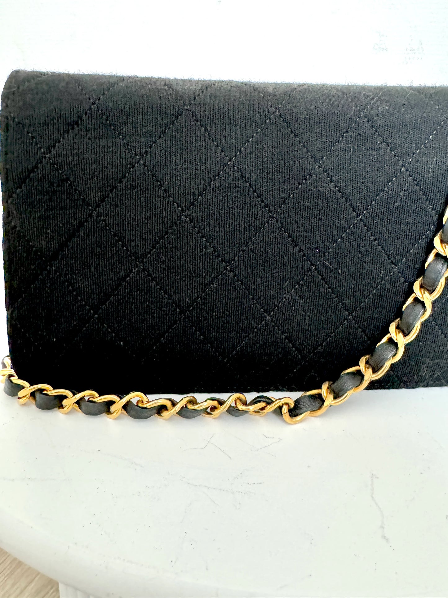 Chanel Matelasse Full Flapbag MINI Stof 24k GHW