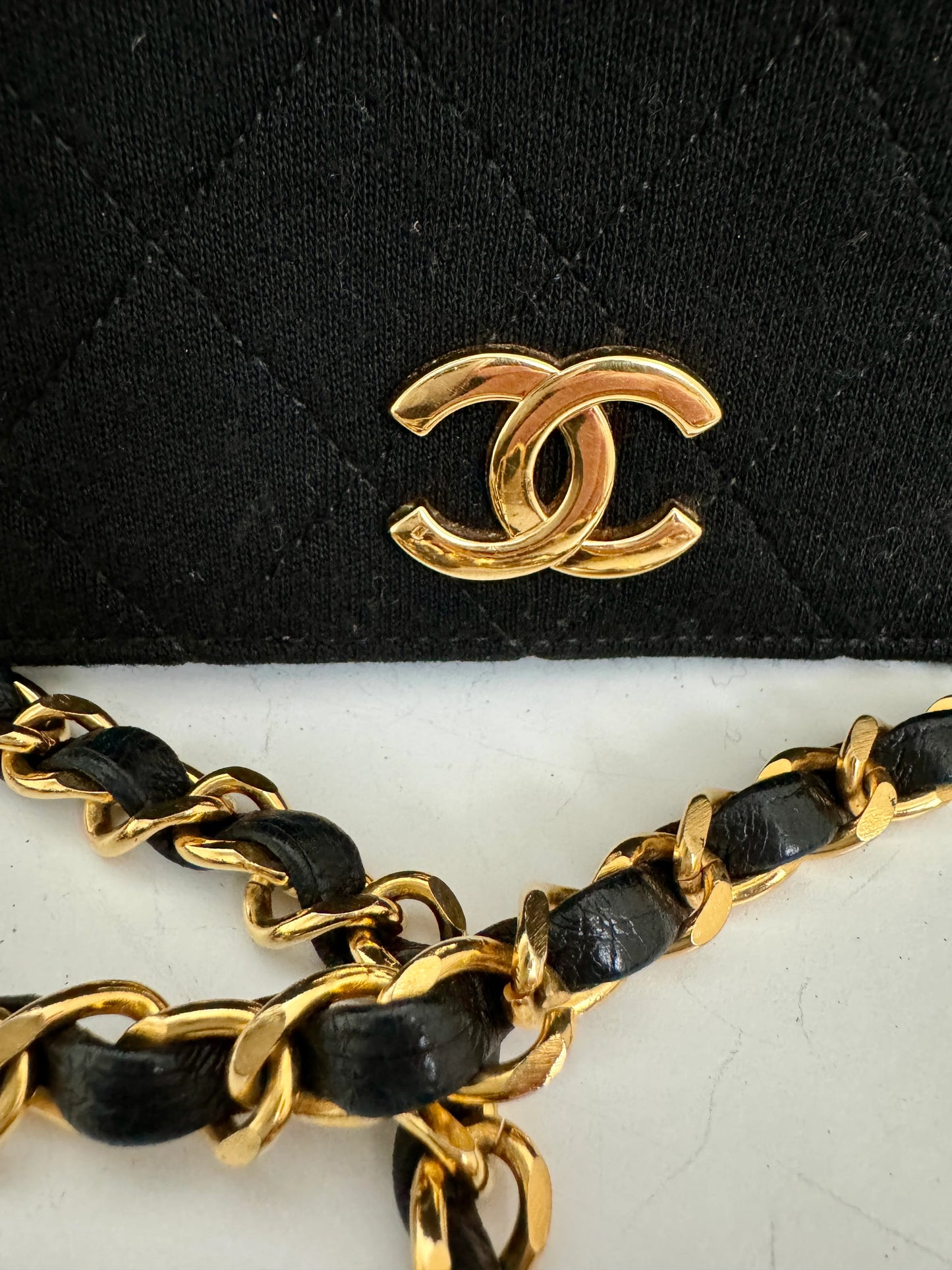 Chanel Matelasse Full Flapbag MINI Stof 24k GHW