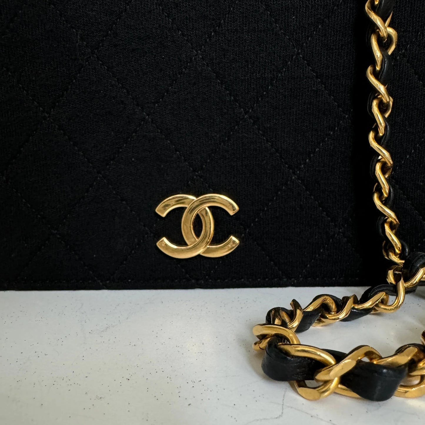 Chanel Matelasse Full Flapbag MINI Stof 24k GHW