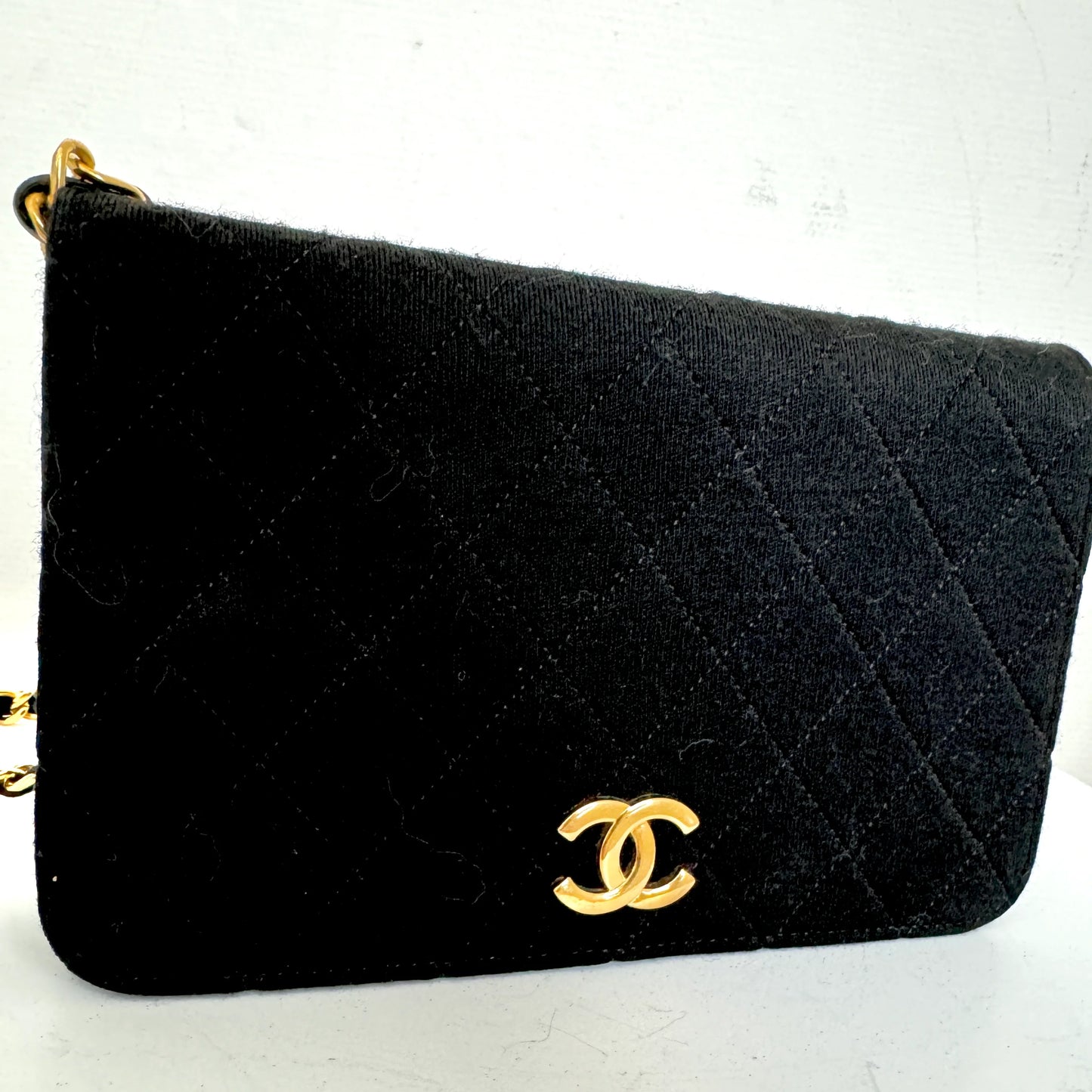 Chanel Matelasse Full Flapbag MINI Stof 24k GHW