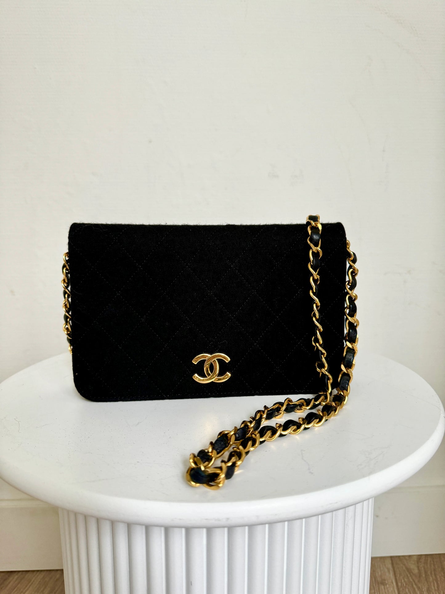 Chanel Matelasse Full Flapbag MINI Stof 24k GHW