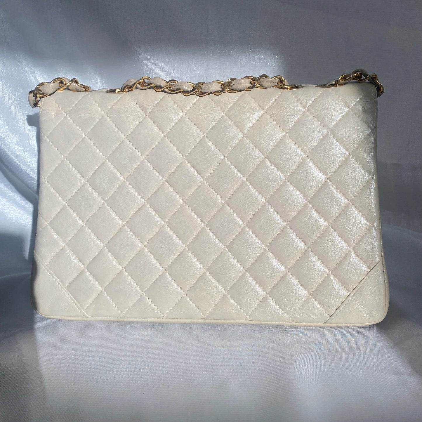 Chanel Single Flapbag Creme GWH SMALL