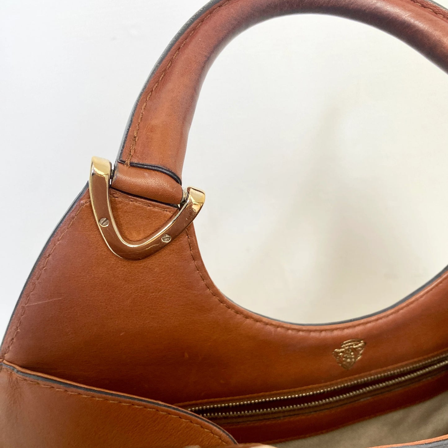 Gucci Stirrup Leren handtas