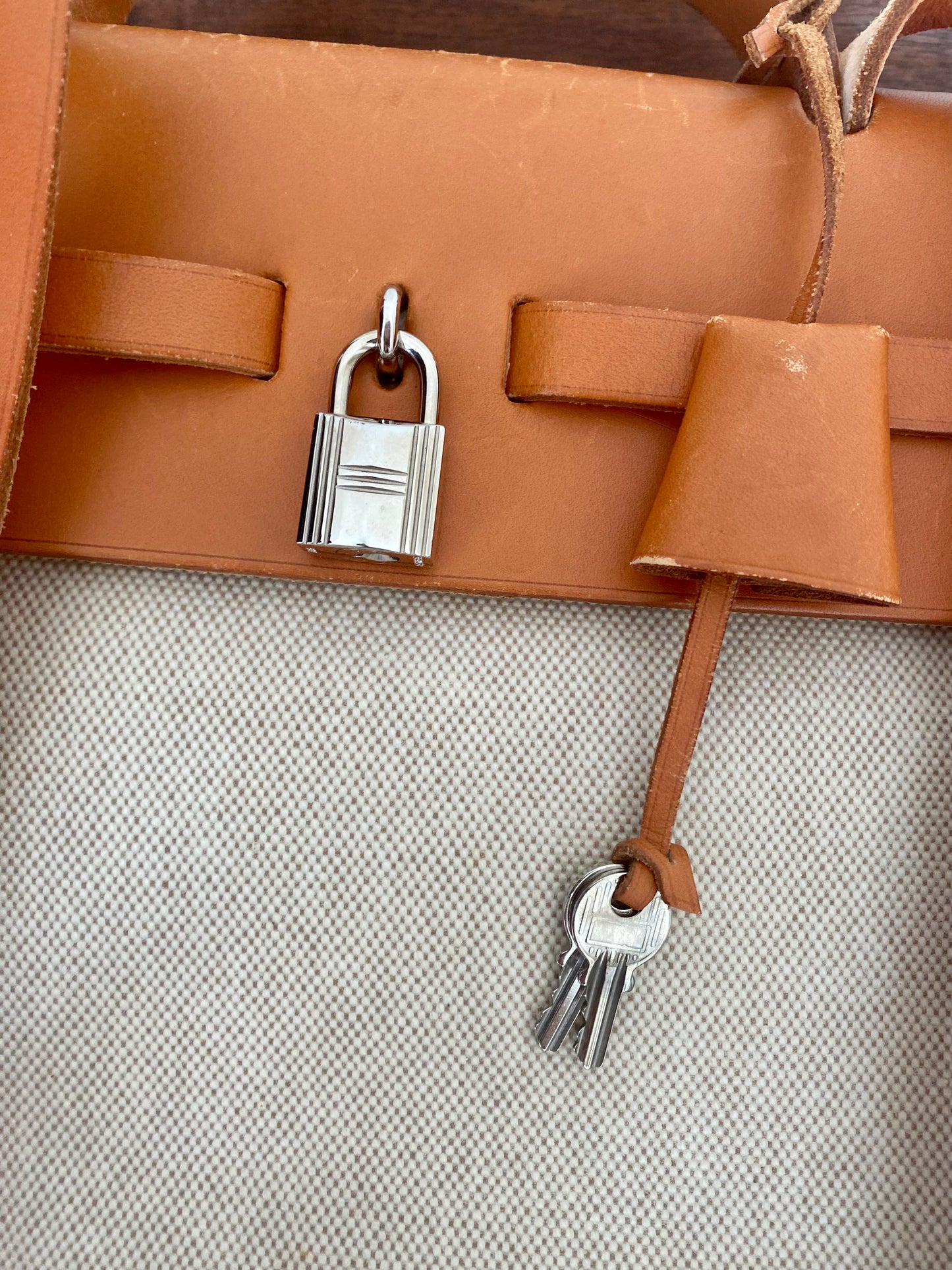 Hermès Herbag TGM Toile H