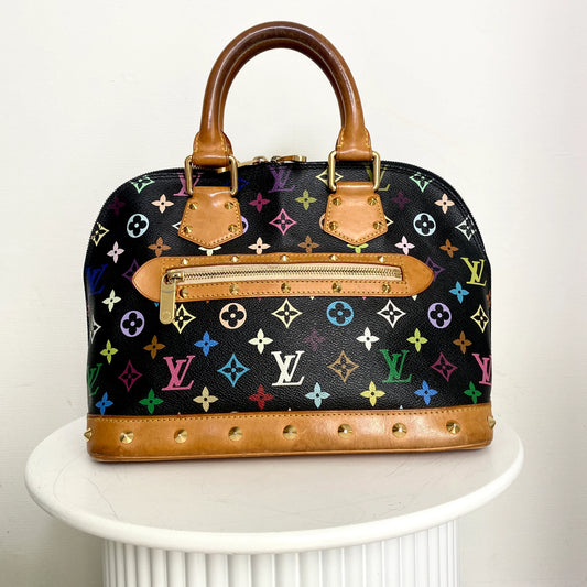 Louis Vuitton Alma Multicolor Black Limited Edition