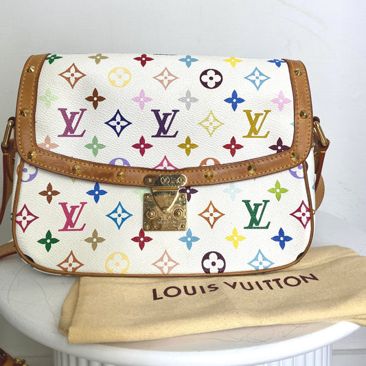 Louis Vuitton Sologne Multicolor White Limited Edition