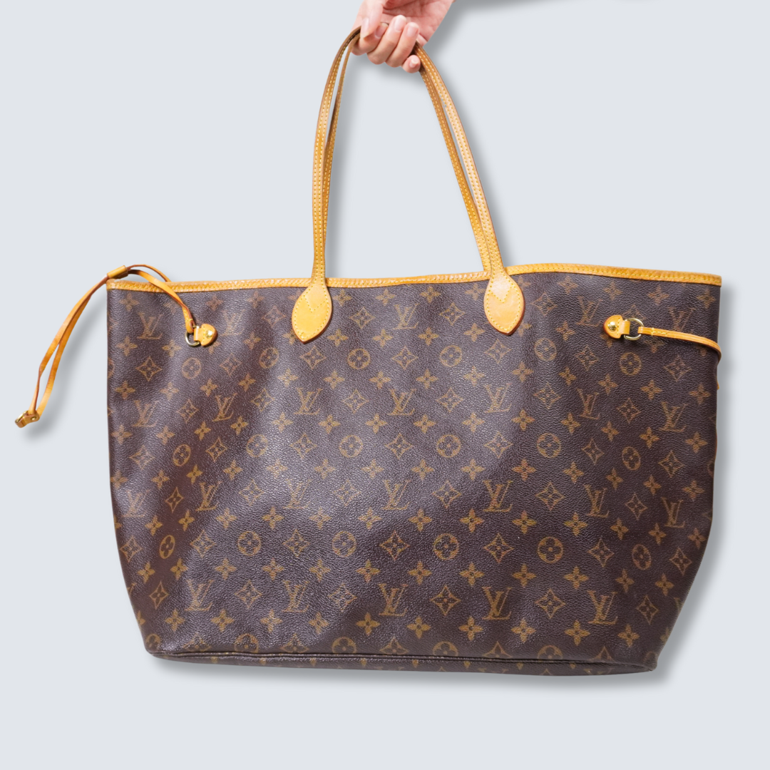 Louis Vuitton Neverfull Monogram GM - beige interieur