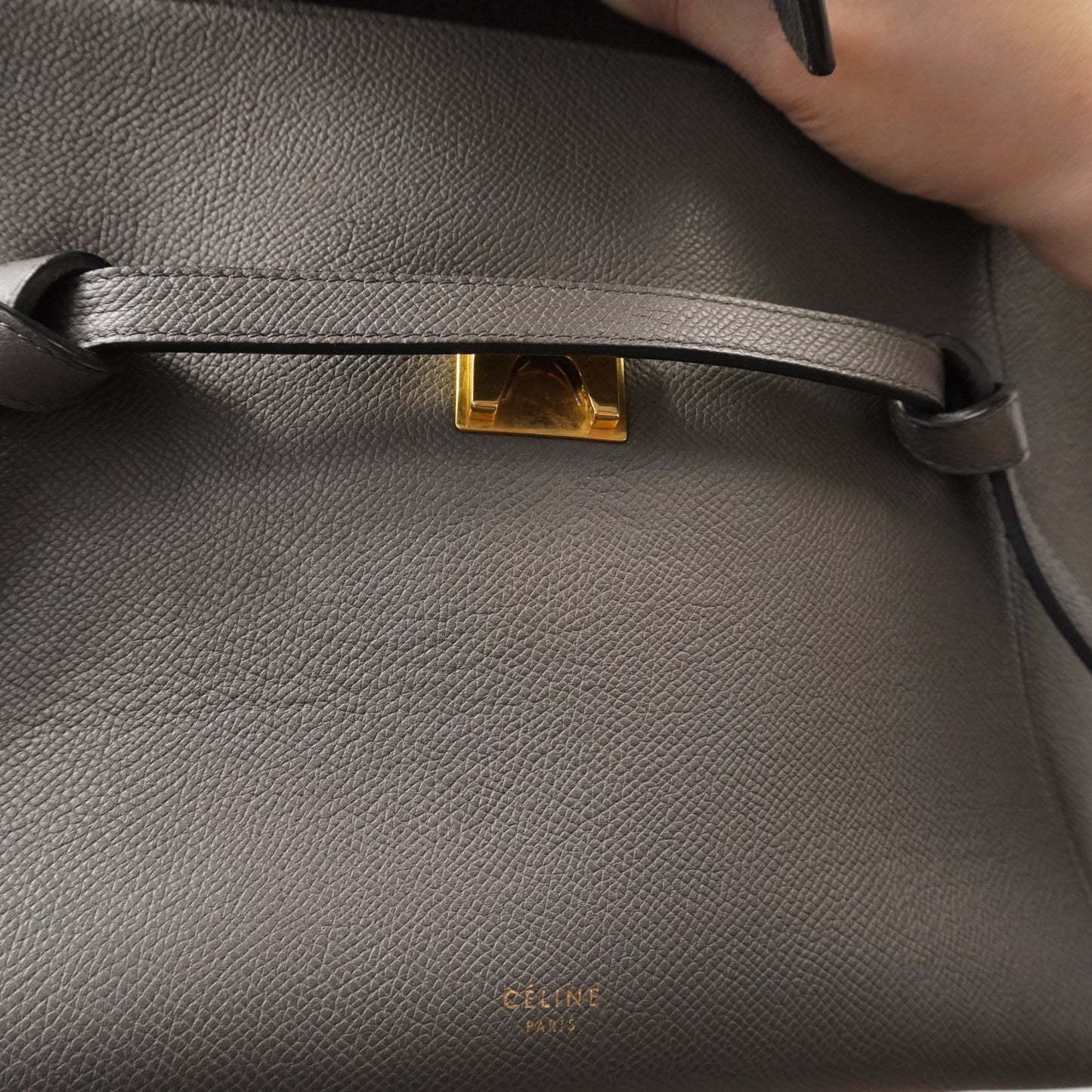 Celine Mini Belt Bag Grey