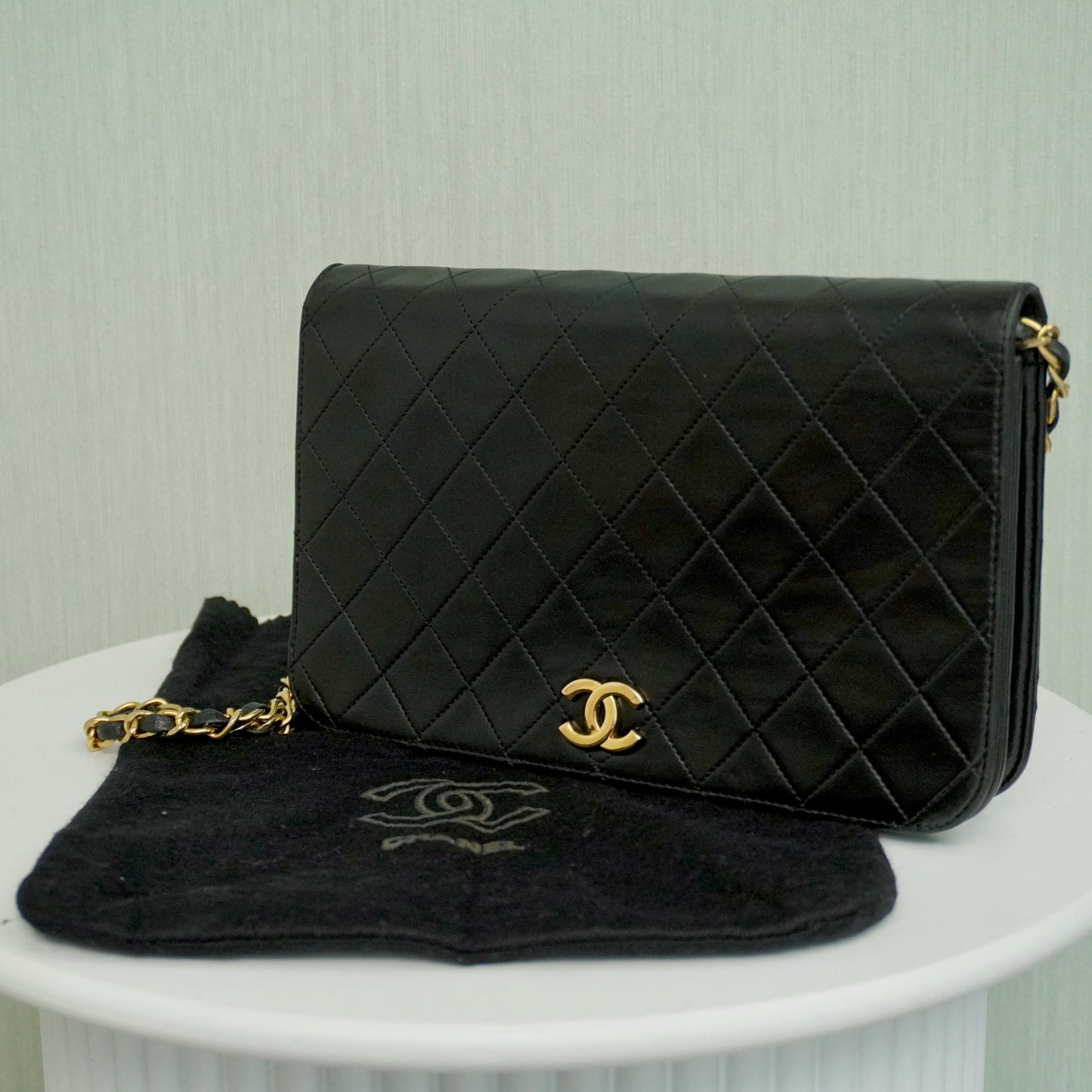 Chanel Full Flap Bag Small 24k GHW