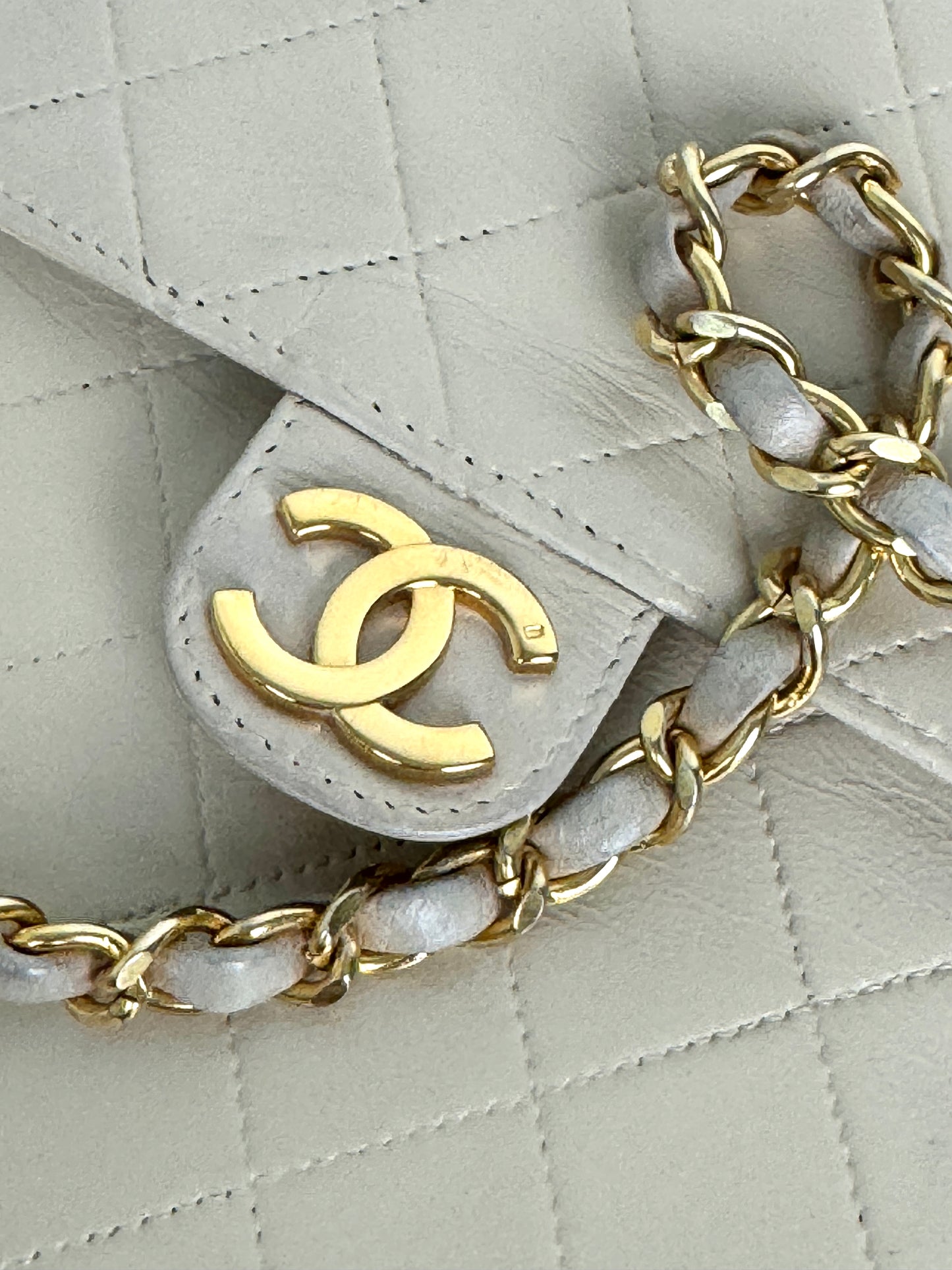 Chanel Single Flapbag Medium Beige