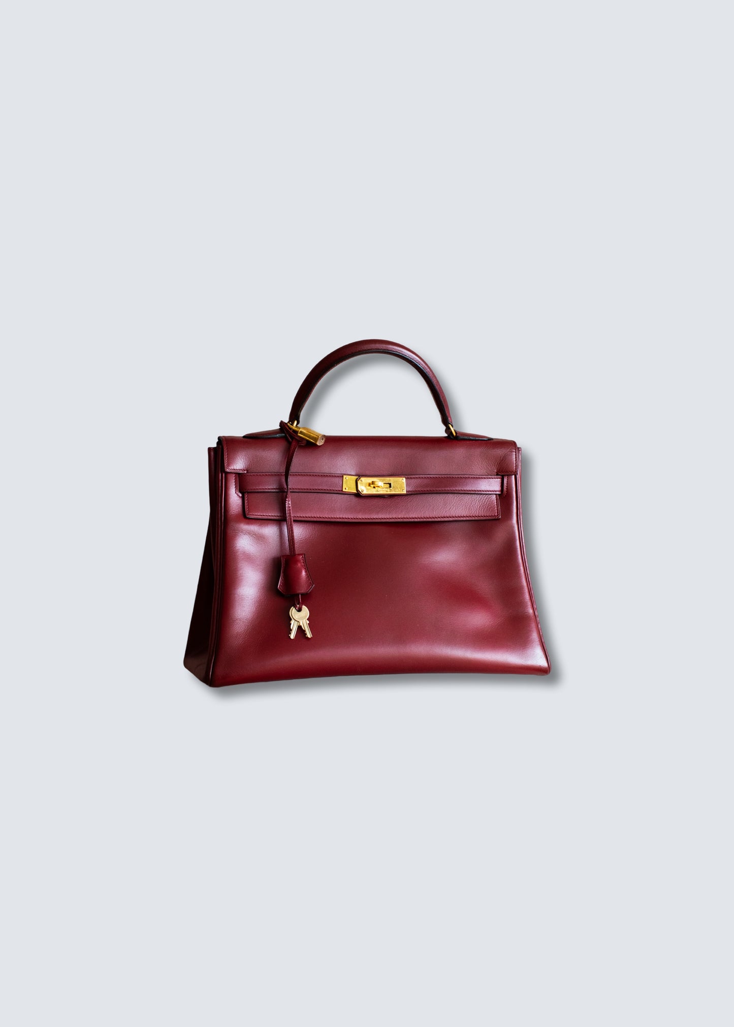 Hermès Kelly 32 Box Calf Rouge H